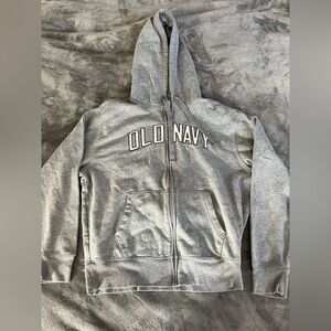 Old Navy Heather Gray Fleece Hoodie